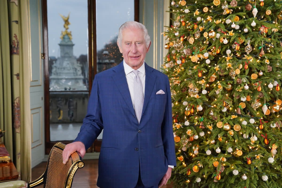 The King will deliver a powerful message about the environment in his annual Christmas address to the nation (PA Wire)