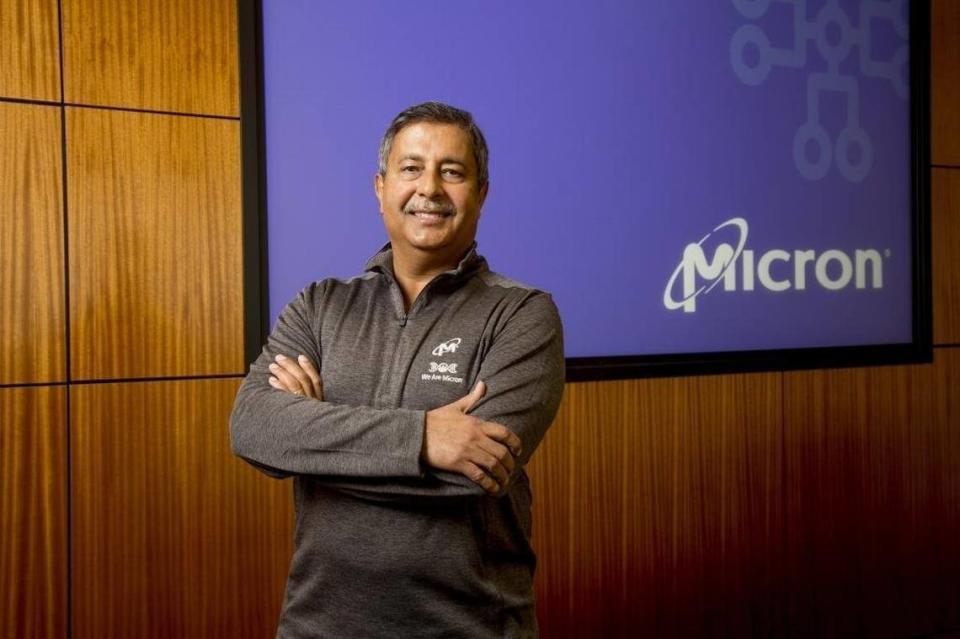 CEO Sanjay Mehrotra has led Micron Technology since 2017. He traveled to Washington, D.C., on Tuesday to attend President Joe Biden’s signing of the CHIPS and Science Act.