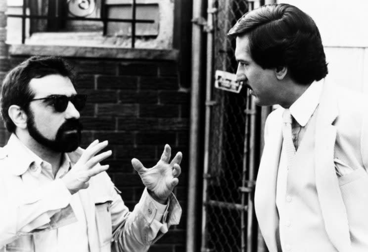 Martin Scorsese and Robert De Niro on the set of The King of Comedy. (20th Century Fox/Courtesy Everett) Collection)