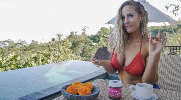 Ms Burger was popular on Instagram for travel and fitness photos. Photo: Instagram