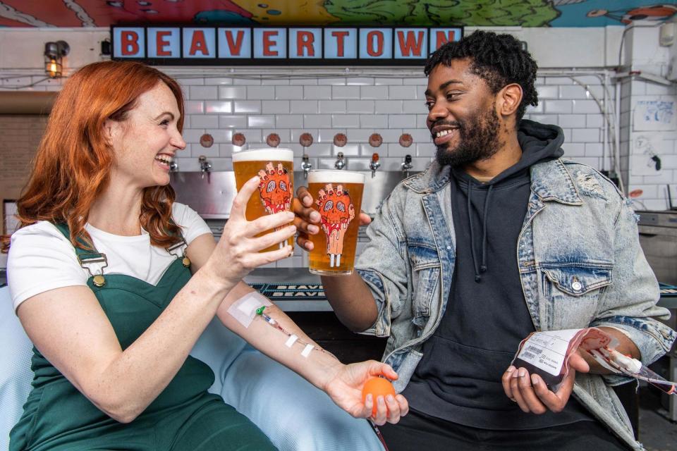 A London-based craft beer company is offering members of the public free beer in exchange for blood donations. Beavertown Brewery, in Tottenham, north London, is offering craft beer lovers the chance to try its re-launched Bloody Ell’ Blood Orange IPA for free.The company will provide glasses of the blood orange-infused beer to the first 500 people who visit the brewery from 2pm on Saturday 25 May and can prove they have signed up to be a blood donor. Beavertown says the remastered Bloody ‘Ell beer features a “juicy malt bill combined with citrusy, hoppy top notes".The brewery decided to launch the scheme after the NHS Blood & Transplant Service appealed to men in particular to give blood earlier this year after figures revealed there were more than twice as many female donors as male donors in England in 2018. According to the NHS Blood & Transplant Service, men’s blood has different characteristics to women’s blood.It says that men’s blood can contain fewer antibodies against red and white blood cells because women often make these antibodies during pregnancy. This means male blood can be more suitable for creating blood products used to treat patients.Mike Stredder, director of Blood Donation for NHS Blood and Transplant, said at the time: “It’s vital that more men start donating blood because their blood is used to provide life-saving products like plasma and platelets – to save victims of burns, car crashes and treat to patients with cancer.“We’re incredibly grateful to all our female donors who are vital in providing lifesaving blood to those in need. But we need men to catch up with recent recruitment because their blood can have different characteristics which can make it important in certain situations.”Speaking of the new campaign, Beavertown Brewery’s brand manager, Sam Millard, added: “Giving blood is something all of us would like to get behind, from our staff, friends and family and our customers whose lives have been saved by blood donations.“The NHS says we need 400 new donors every single day to keep up with demand – so by celebrating Bloody Ell with this ‘bloody’ twist, we want to smash that 400 target. “We’re giving craft beer fans who haven’t got around to giving blood another great reason to sign up and book in their appointments.”You can sign up to donate blood here or show up to register on the day.