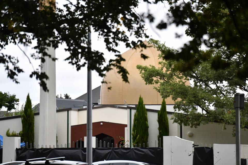 The Al Noor Masjid in Christchurch where Tarrant killed 51 worshippers (EPA)
