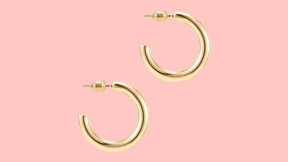 Looking for a classic pair of gold hoops? Look no further.