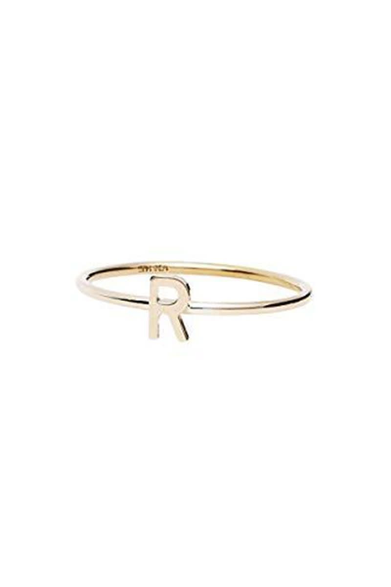 Gold-Filled Initial Ring