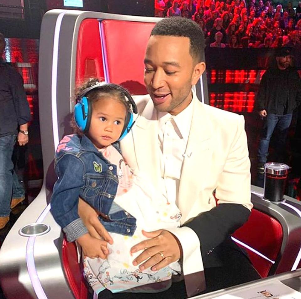 John Legend and daughter Luna | John Legend Instagram