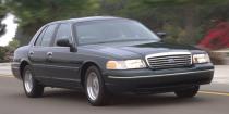 <p>If you hate left-lane hoggers, there's nothing that gets them out of the way faster than the grille of a Crown Victoria in their rear-view mirror. It's one of the many reasons why the Crown Vic is such a great road-tripper. <a href="https://www.ebay.com/itm/2009-Ford-Crown-Victoria-Police-Interceptor/143585927836?hash=item216e63629c:g:f1sAAOSwgQlenjpC" rel="nofollow noopener" target="_blank" data-ylk="slk:Here's a Police Interceptor version;elm:context_link;itc:0;sec:content-canvas" class="link ">Here's a Police Interceptor version</a> that you can buy now. </p>