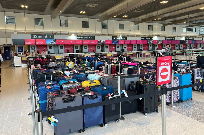 The Manchester Airport was left at a stand still following a major power cut