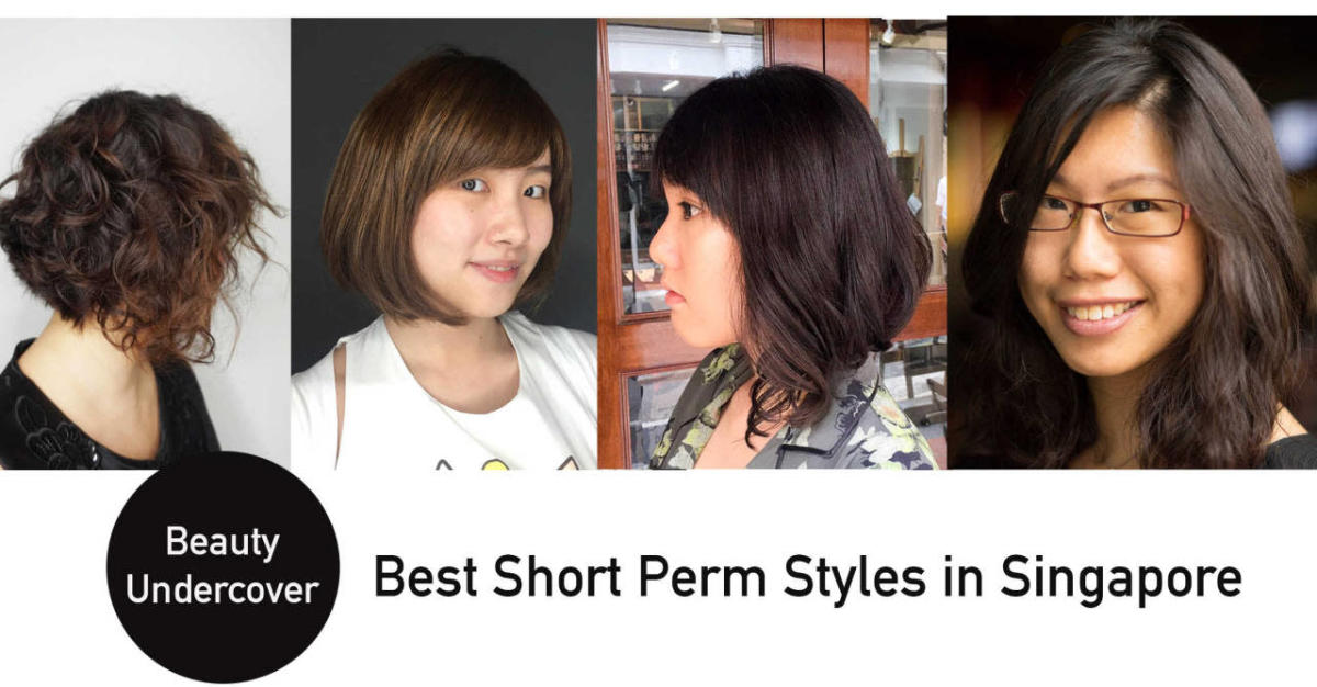 Short hair perm korean