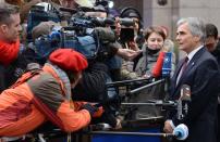 Austrian Chancellor Werner Faymann arrives at EU Headquarters on Friday. At another exhausting session into the early hours -- the seventh summit this year -- EU leaders dampened hopes of a swift deal to radically overhaul the eurozone, leaving plans for the future in the long grass of 2014 and beyond