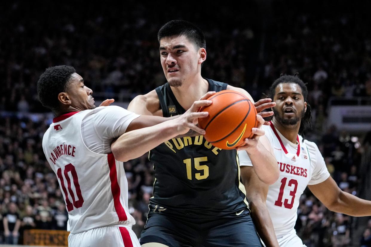 National player of the year candidate Zach Edey, a 7-foot-4, 295-pound center, is averaging 21.3 points and 13.2 rebounds for the 16-1 Boilermakers