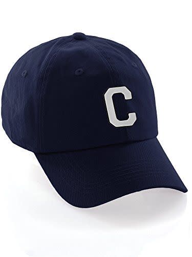 2) Customized Letter Intial Baseball Hat