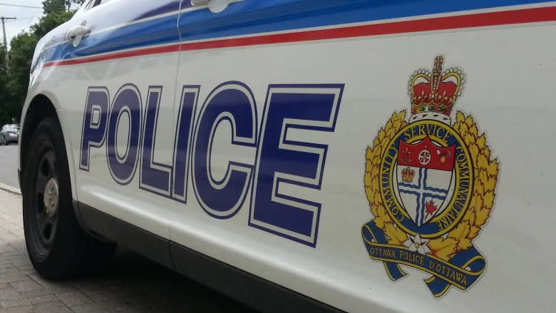 Ottawa police nabbed the teen between Slack and Fallowfield roads around 11 a.m. Thursday. (Trevor Pritchard/CBC)