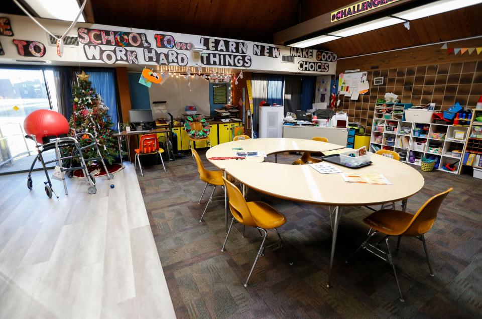 A classroom at Greene Valley State School on Tuesday, Dec. 12, 2023.