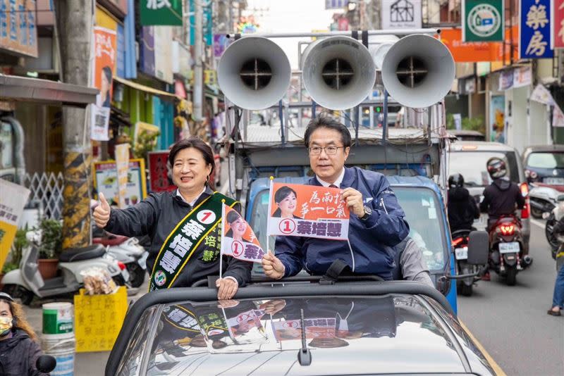 民進黨動員力挺蔡培慧