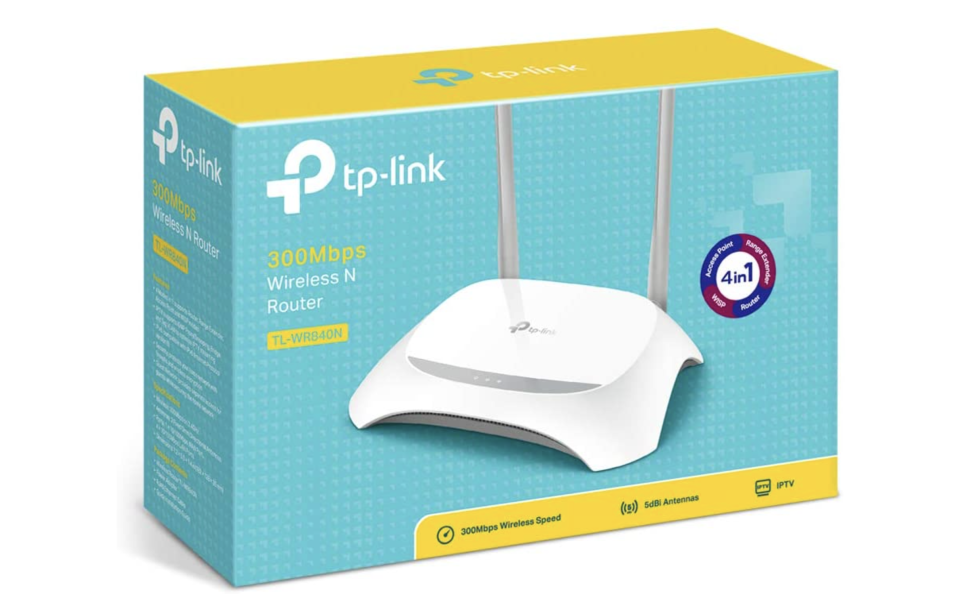 TP-Link WiFi Router TL-WR840N con Multimodo, Foto: amazon.com.mx