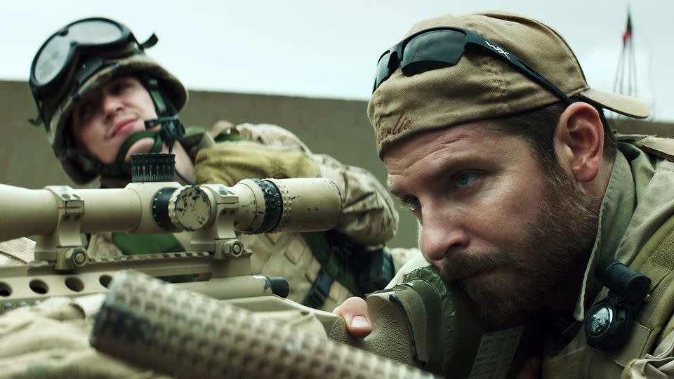 Bradley Cooper staring as Kyle in the blockbuster movie 'American Sniper'. Source: AAP