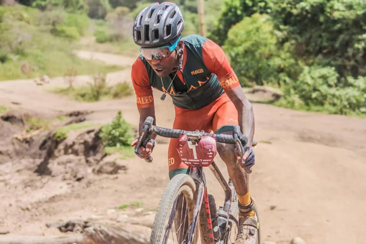 cyclist Sule Kangangi