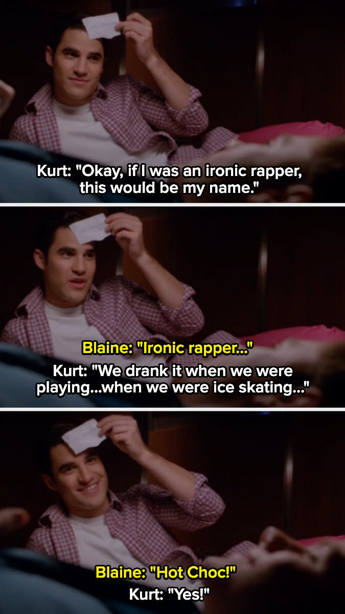 Screenshots from "Glee"