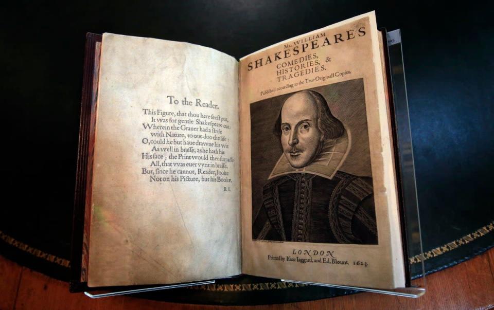 ‘Up to one third of Shakespeare’s plays may be have been co-authored’ (Jonathan Brady/PA) (PA Archive)
