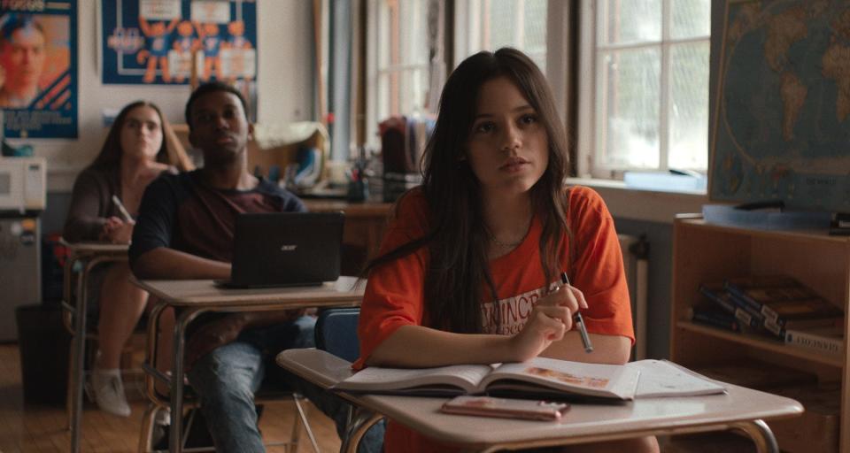 Jenna Ortega stars as a teenager who struggles to navigate her life after a school shooting in "The Fallout."