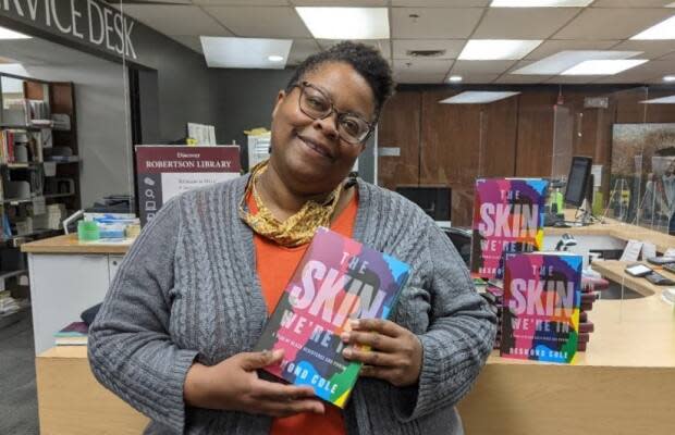 'There's a lot of stuff to talk about with this book,' says UPEI librarian Yolanda Hood, one of the organizers of P.E.I. Community Reads. (Josie Enemuoh - image credit)