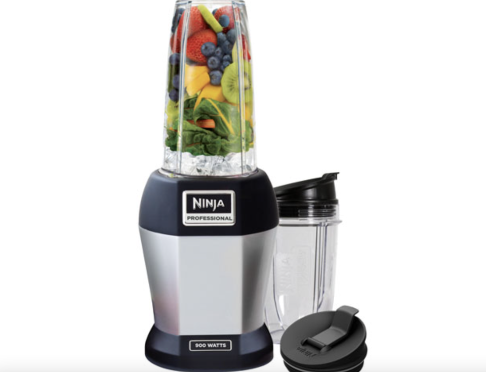 Ninja Nutri Pro 0.5L 900-Watt Stand Blender - Black/Silver
