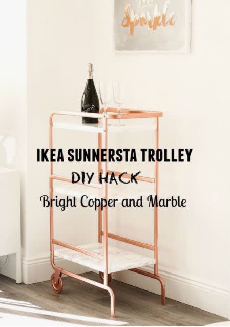 Make your own copper trolly