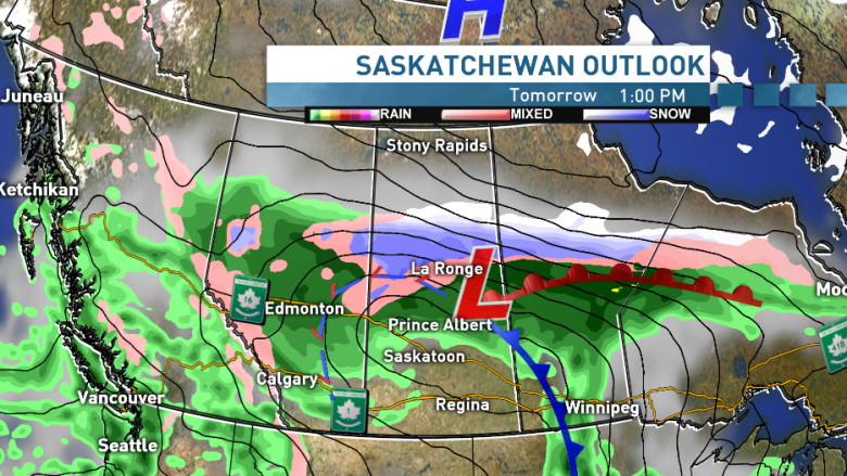 Windy, winter weather makes a comeback in Sask. this weekend