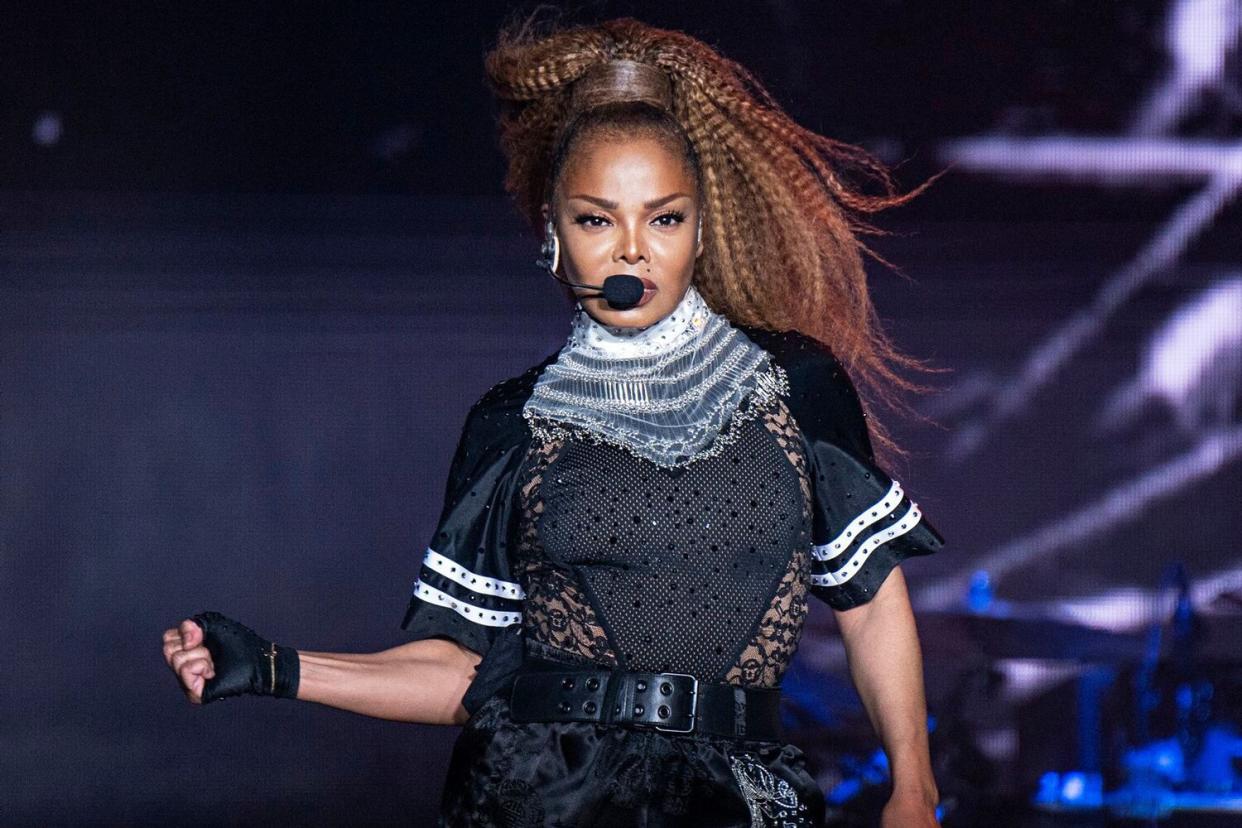 Janet Jackson performs at the 2018 Essence Festival in New Orleans. Jackson will join Def Leppard, Stevie Nicks, Radiohead, the Cure, Roxy Music and the Zombies as new members of the Rock and Roll Hall of Fame. The 34th induction ceremony will take place on March 29 at Barclays Center in New York Rock Hall, New Orleans, USA - 08 Jul 2018