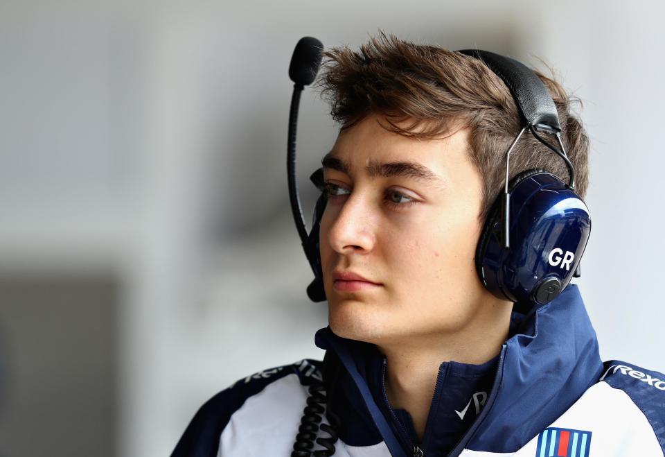 George Russell had already spent time with the Williams team during practice sessions Photo: Getty Images