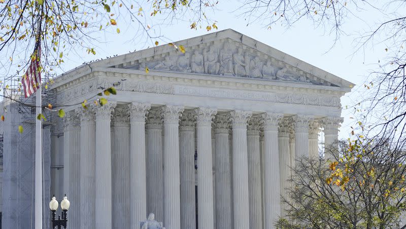 The U.S Supreme Court is seen on Friday, Nov. 3, 2023, in Washington.