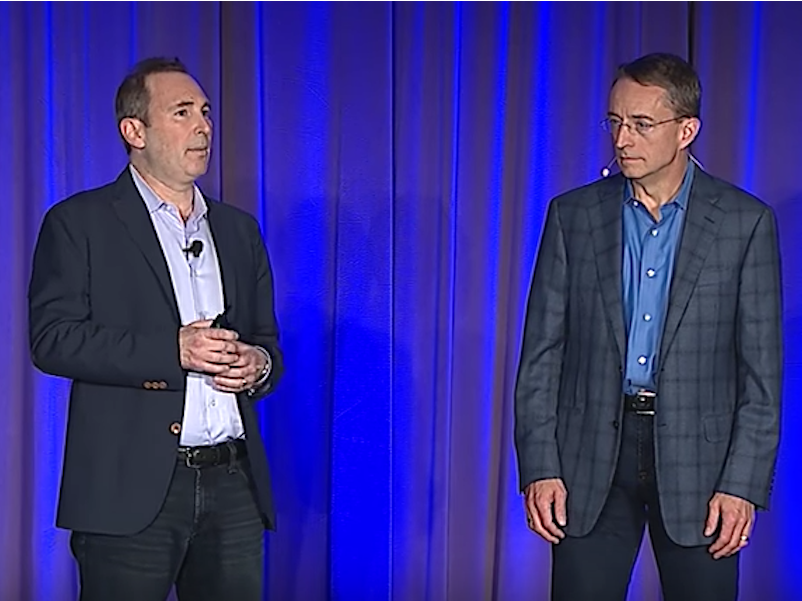 AWS Andy Jassy, VMware Pat Gelsinger