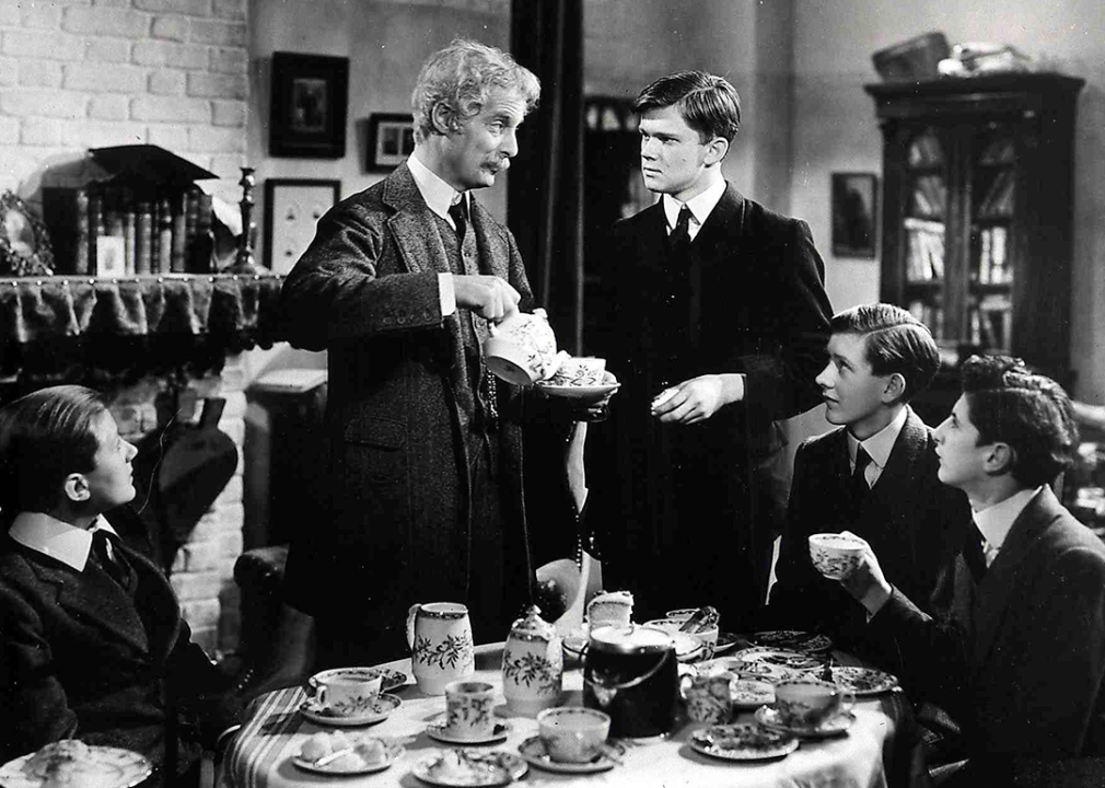 Robert Donat in a scene from ‘Goodbye Mr. Chips’.