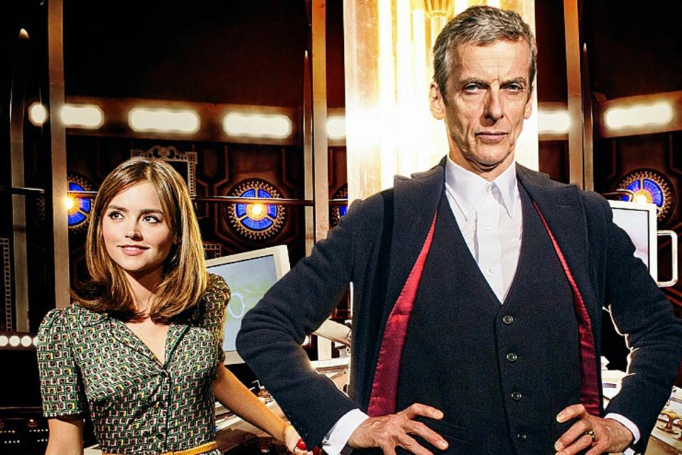 Jenna Coleman and Peter Capaldi