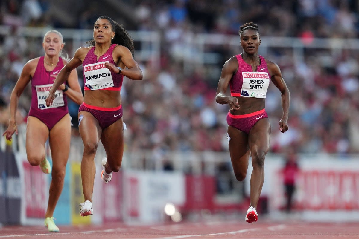 Champions: Dina Asher-Smith  (REUTERS)