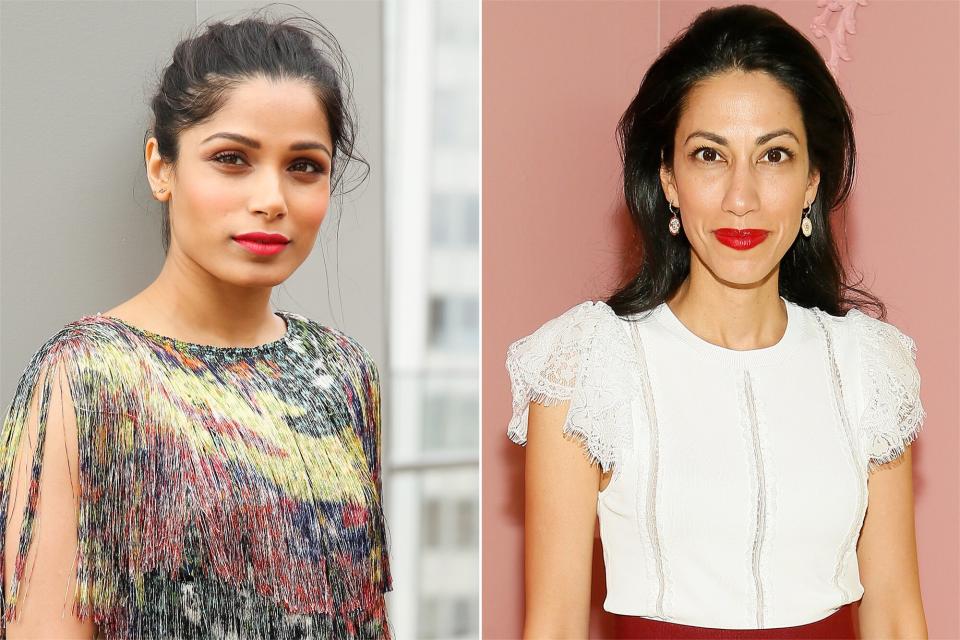 Freida Pinto, Huma Abedin