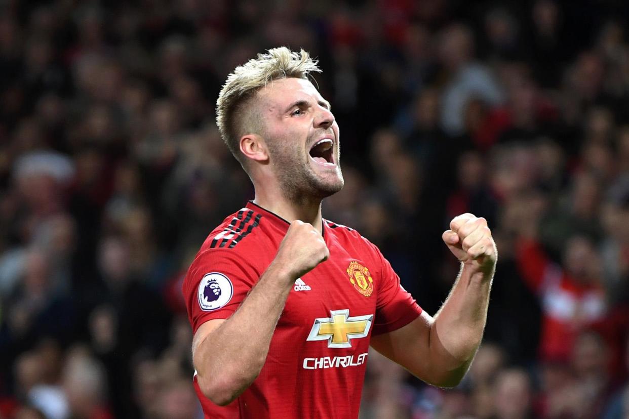 Official | Luke Shaw has signed a new five-year deal at Old Trafford: Getty Images