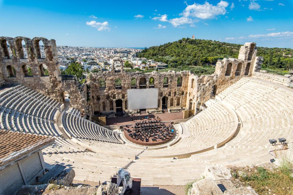 The Odeon of Herodes Atticus, where Florence and the Machine will take the stage on September 19.