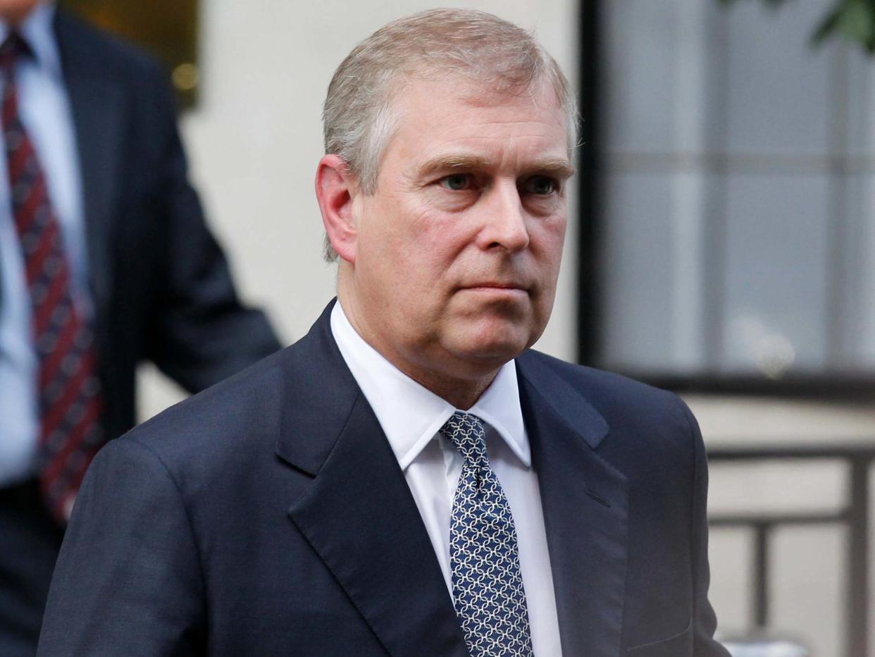 File image of Prince Andrew, the Duke of York: AP