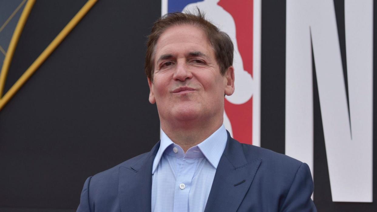 KILL NOTICEMandatory Credit: Photo by Richard Shotwell/Invision/AP/Shutterstock (10320729ba)Mark Cuban, governor of the NBA's Dallas Mavericks, arrives at the NBA Awards, at the Barker Hangar in Santa Monica, Calif2019 NBA Awards - Arrivals, Santa Monica, USA - 24 Jun 2019KILL NOTICE - This image has been withdrawn.