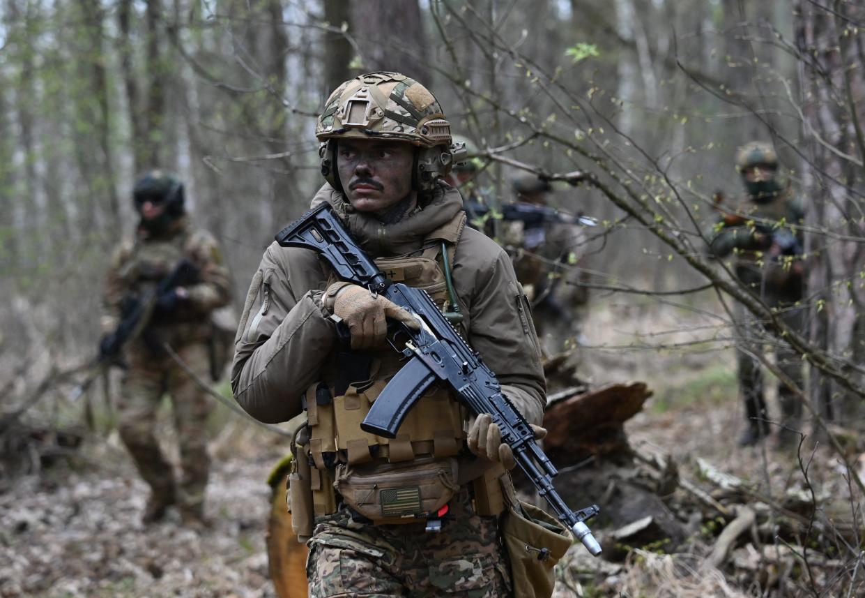 Ukrainian soldiers