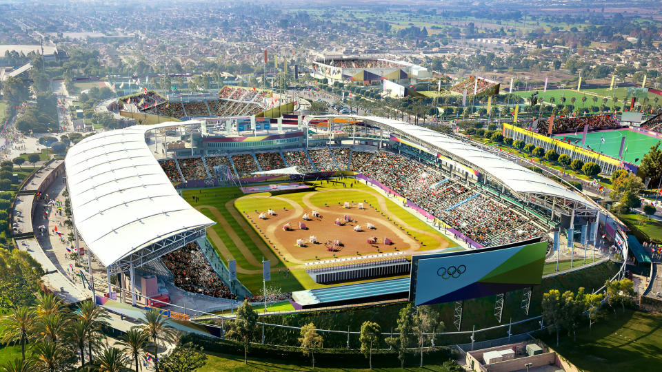 <p>South Bay StubHub Stadium Rendering. (Photo courtesy of LA2028) </p>