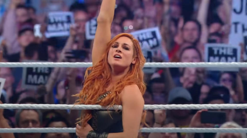 Becky Lynch at the 2019 Royal Rumble
