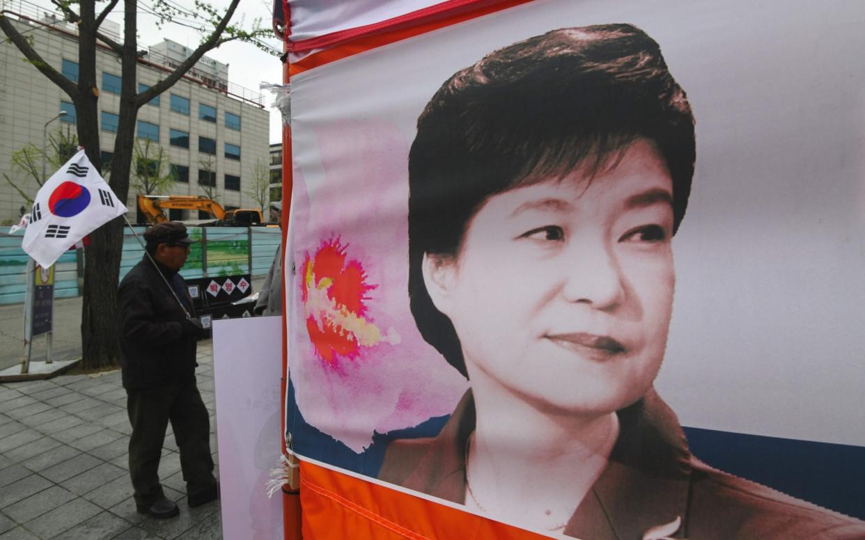 South Korea's former president, Park Geun-hye, has been jailed for 24 years for bribery, abuse of power and coercion - AFP