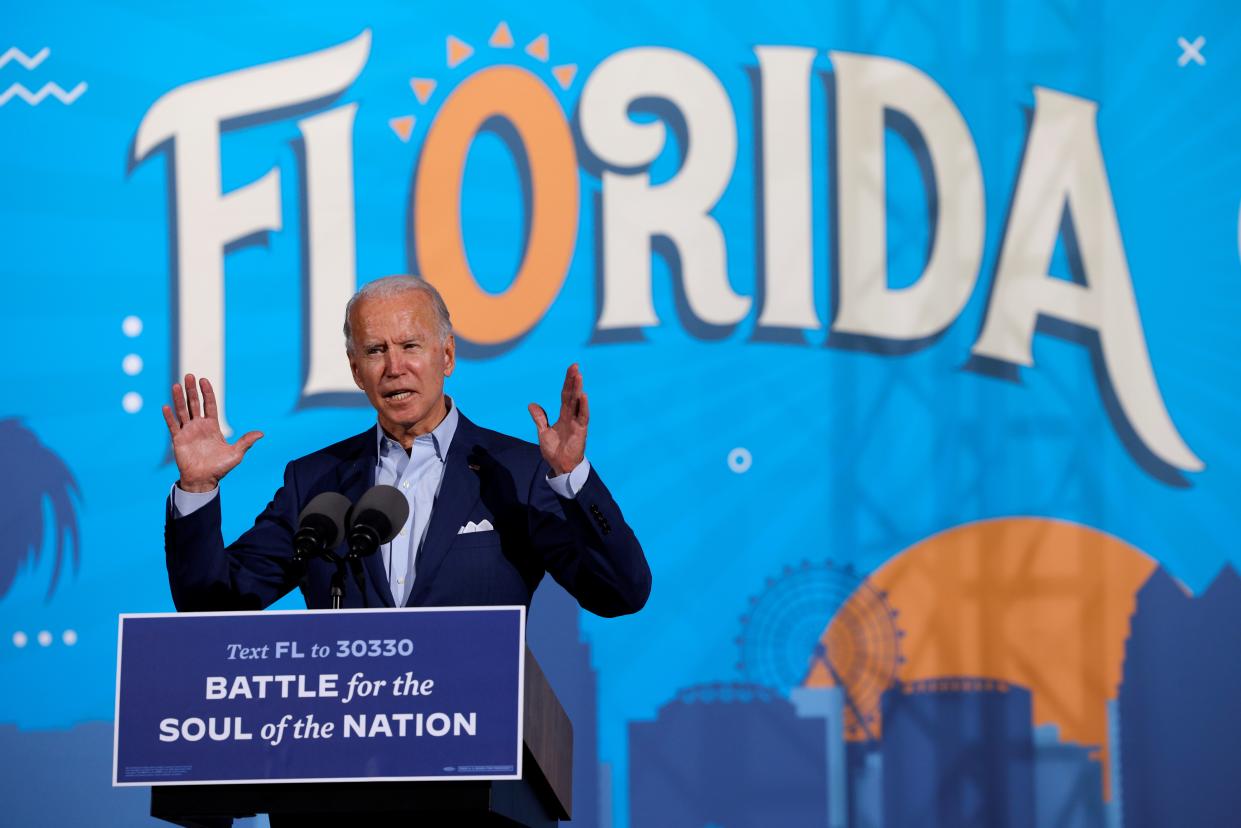 Joe Biden in Tampa (REUTERS)