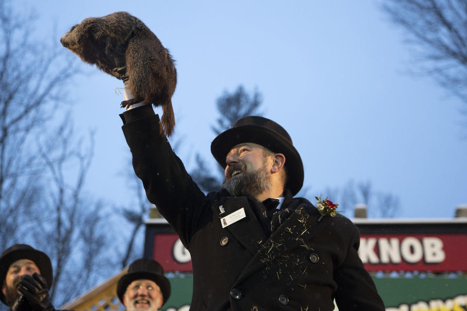 Over the past 10 years, Punxsutawney Phil has been correct with his forecasts just 40% of the time, records show. (Photo: ASSOCIATED PRESS)