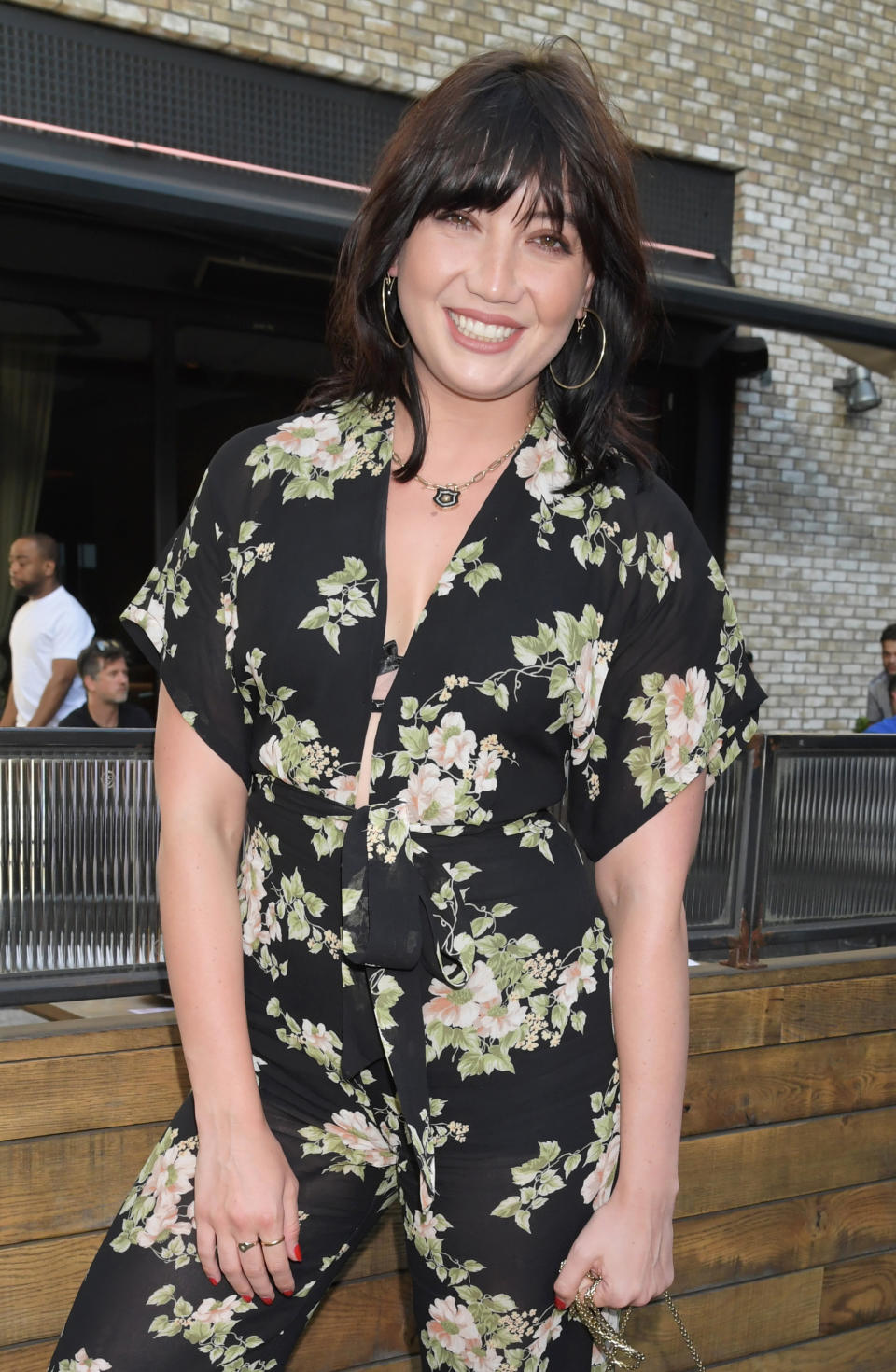 LONDON, ENGLAND - JULY 17:  Daisy Lowe attends the launch of Giz & Green Pizza Pies Pop-Up at Passo on July 17, 2020 in London, England. (Photo by David M. Benett/Dave Benett/Getty Images for PASSO)