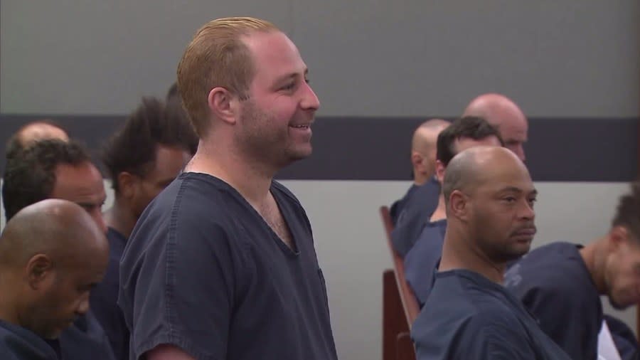 Aramazd Andressian appears in a Las Vegas courtroom on June 27, 2017. (Credit: KTLA)