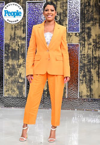 <p>DISNEY ENTERTAINMENT TELEVISION/Jeff Neira</p> Tamron Hall on the set of her nationally syndicated daytime talk show