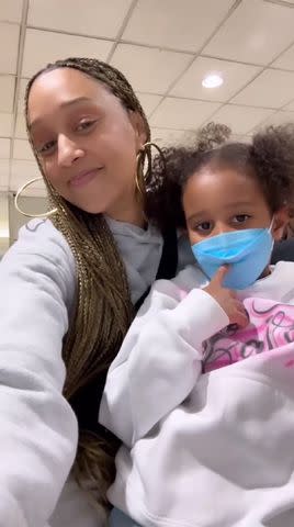 <p>Tia Mowry/Instagram</p> Tia Mowry and her daughter Cairo